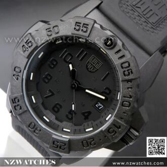 Luminox EVO Navy SEAL Colormark All Black Mens Watch 3501BO - Swiss Made