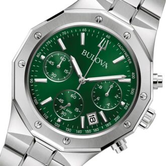 Bulova Prestige 6-Hand Chronograph High Performance 262kHz Quartz Watch 96B409