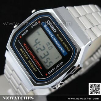 Casio Vintage Retro style Unisex Digital Watch A168WA-1, A-168WA