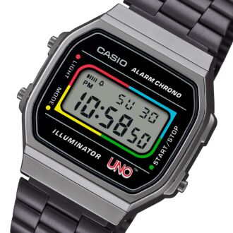 Casio Vintage X UNO Collaboration Wild Card Unisex Digital Watch A168WEUC-1A