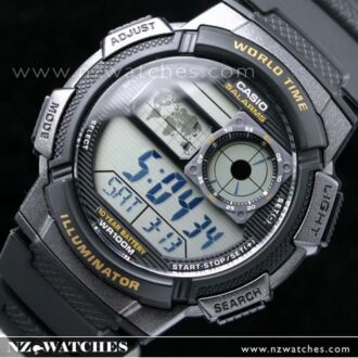 Casio Sporty Digital World Time 100M AE-1000W-1AV