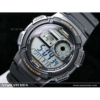 Casio Sporty Digital World Time 100M AE-1000W-1AV