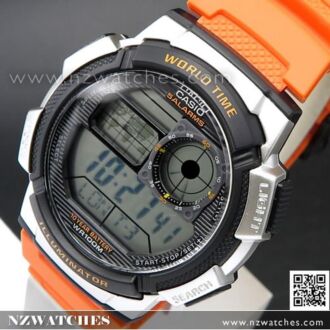 Casio Sporty Digital World Time 100M AE-1000W-4AV, AE1000W