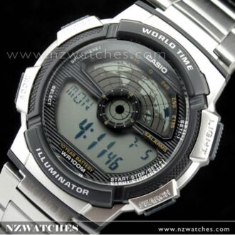 Casio Men's World Time Alarm Digital Sports Watch AE-1100WD-1AV AE1100WD