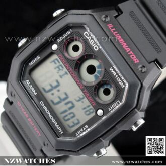 Casio 10Yrs Battery Alarm Interval Timer Watch AE-1300WH-1AV, AE1300WH