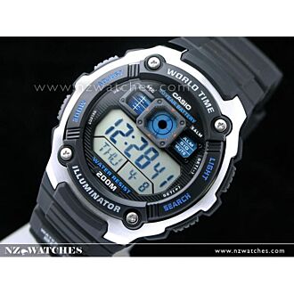 Casio Sporty Digital World Time 100M AE-2000W-1AV