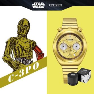 CITIZEN Tsuno Chrono Star Wars C-3PO Unsex Ltd Watch AN3662-51W