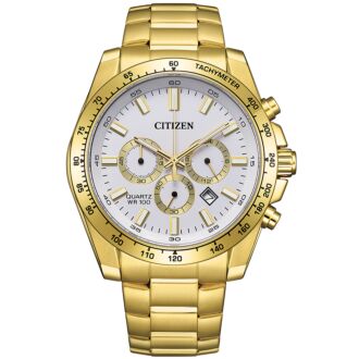 Citizen Quartz Sports Chronograph Rose Gold Men’s Watch AN8233-51E