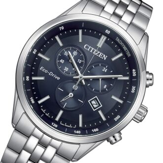 Citizen Chronograph 42mm Blue Stainless Steel Watch AT2570-56L