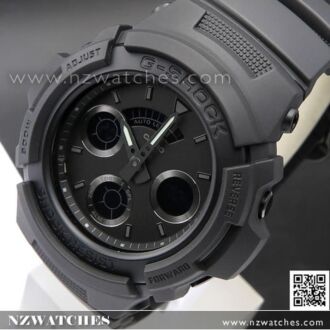 Casio G-Shock Black Out Analog-Digital 200m World Time Sport Watch AW-591BB-1A, AW591BB