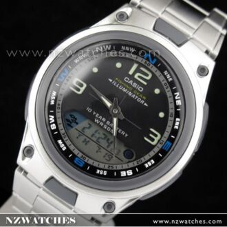 Casio Fishing Gear Watch LED 10 years battery AW-82D-1AV, AW82D