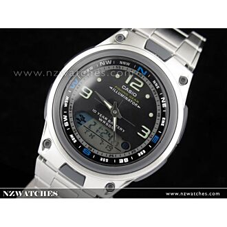 Casio Fishing Gear Watch LED 10 years battery AW-82D-1AV, AW82D