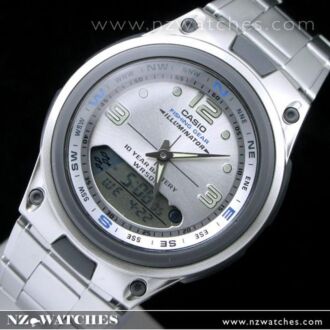 Casio Fishing Gear Watch LED 10 years battery AW-82D-7AV