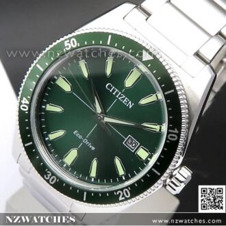 Citizen Eco-Drive Vintage Brycen Green Dial Watch AW1598-70X