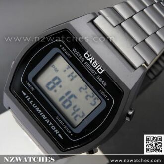 Casio Retro Design LED Backlight Black Digital Watch B640WB-2B