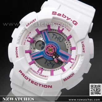 Casio Baby-G Punching Pattern Analog Digital Sport Watch BA-110PP-2A, BA110PP