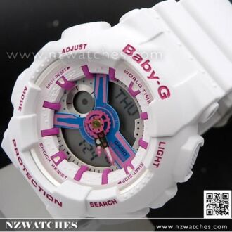 Casio Baby-G Punching Pattern Analog Digital Sport Watch BA-110PP-2A, BA110PP