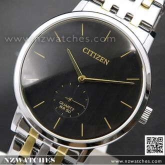 Citizen Quartz Two Tone Stainless Steel Mens Watch BE9174-55E