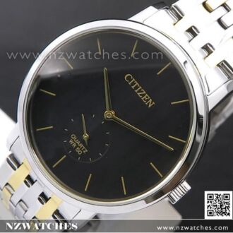 Citizen Quartz Two Tone Stainless Steel Mens Watch BE9174-55E