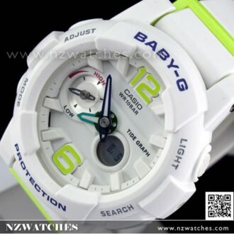 Casio Baby-G G-Lide Moon Tide graph Thermometer Sport Watch BGA-180-7B2, BGA180