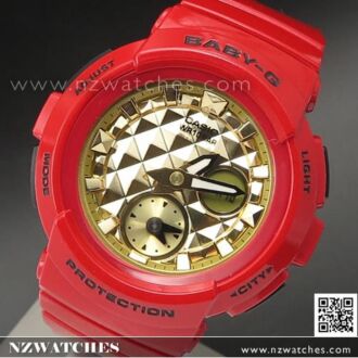 Casio Baby-G RED × GOLD Pair Model Ladies Watch BGA-195VLA-4A, BGA195VLA