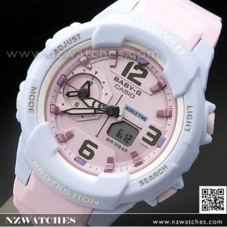 Casio Baby-G Dual Dial World Time Ladies Watch BGA-230PC-2B, BGA230PC