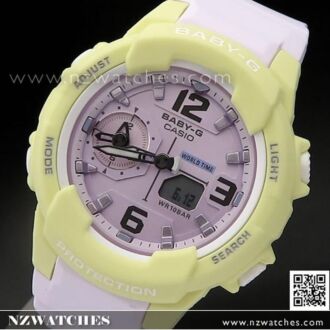 Casio Baby-G Dual Dial World Time Ladies Watch BGA-230PC-9B, BGA230PC