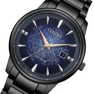 Citizen Eco-Drive Galaxy Purple Dial Sapphire Mens Watch BM7595-89X