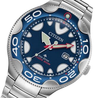 Citizen Promaster Dive Eco-Drive Killer Whales Blue Dial Watch BN0231-52L