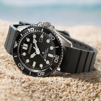 Citizen Promaster Eco-Drive Marine 200m Black Diver Watch BN0266-07E