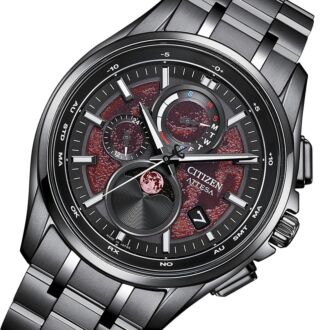 Citizen Attesa Black Titanium Shades of Red Atomic Solar Ltd Watch BY1005-73Z