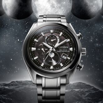 Citizen Eco-Drive Tsuki-yomi Super Titanium Perpetual Radio Controlled Watch BY1018-80E