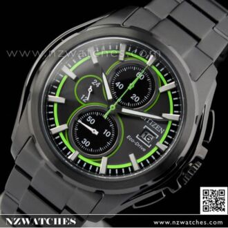 Citizen Eco-drive Chronograph Black Sports Watch CA0275-55E