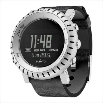 Suunto Core Alu Black Wrist-Top Computer Aluminum with Leather Watch
