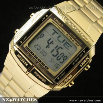 Casio Gold plated Data Bank watch DB-360G-9A DB360G 9A