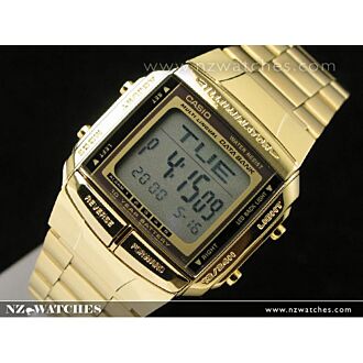 Casio Gold plated Data Bank watch DB-360G-9A DB360G 9A