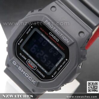 Casio G-Shock Black X Red Heritage Color Sport Watch DW-5600HR-1, DW5600HR