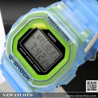 Casio G-Shock Color Skeleton Red Jelly Clear Watch DW-5600SB-2, DW5600SB