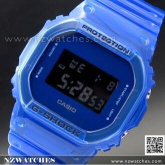 Casio G-Shock Color Skeleton Red Jelly Clear Watch DW-5600SB-2, DW5600SB