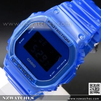 Casio G-Shock Color Skeleton Red Jelly Clear Watch DW-5600SB-2, DW5600SB