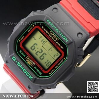 Casio G-Shock Special Colour Editon Cloth Band Watch DW-5600THC-1, DW5600THC