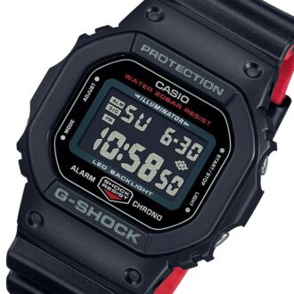 Casio G-Shock Black X Red Heritage Color Sport Watch DW-5600HR-1, DW5600HR