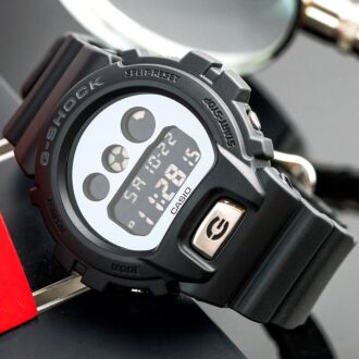 Casio G-Shock Silver Metallic Mirror Face Digital Watch DW-6900MMA-1, DW6900MMA