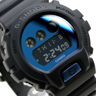 Casio G-Shock Blue Metallic Mirror Face Digital Watch DW-6900MMA-2, DW6900MMA