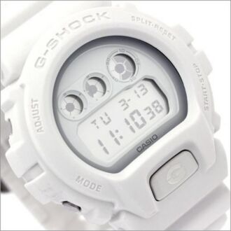 Casio G-Shock Matt All-White Monotone Digital Watch DW-6900WW-7, DW6900WW