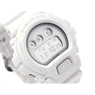 Casio G-Shock Matt All-White Monotone Digital Watch DW-6900WW-7, DW6900WW