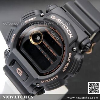 Casio G-Shock Black and Rose Gold Alarm Stopwatch Watch DW-9052GBX-1A4, DW9052GBX