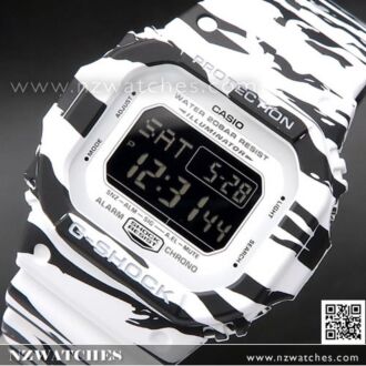 Casio G-Shock Digital Black and White Series Watch DW-D5600BW-7, DWD5600BW
