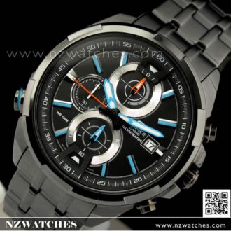 Casio Edifice Neon Illuminator Chronograph Sport Watch EFR-536BK-1A2V, EFR536BK