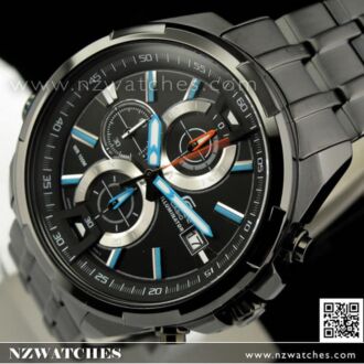 Casio Edifice Neon Illuminator Chronograph Sport Watch EFR-536BK-1A2V, EFR536BK